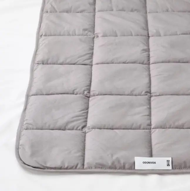 IKEA Weighted Blanket review no tiles no loops