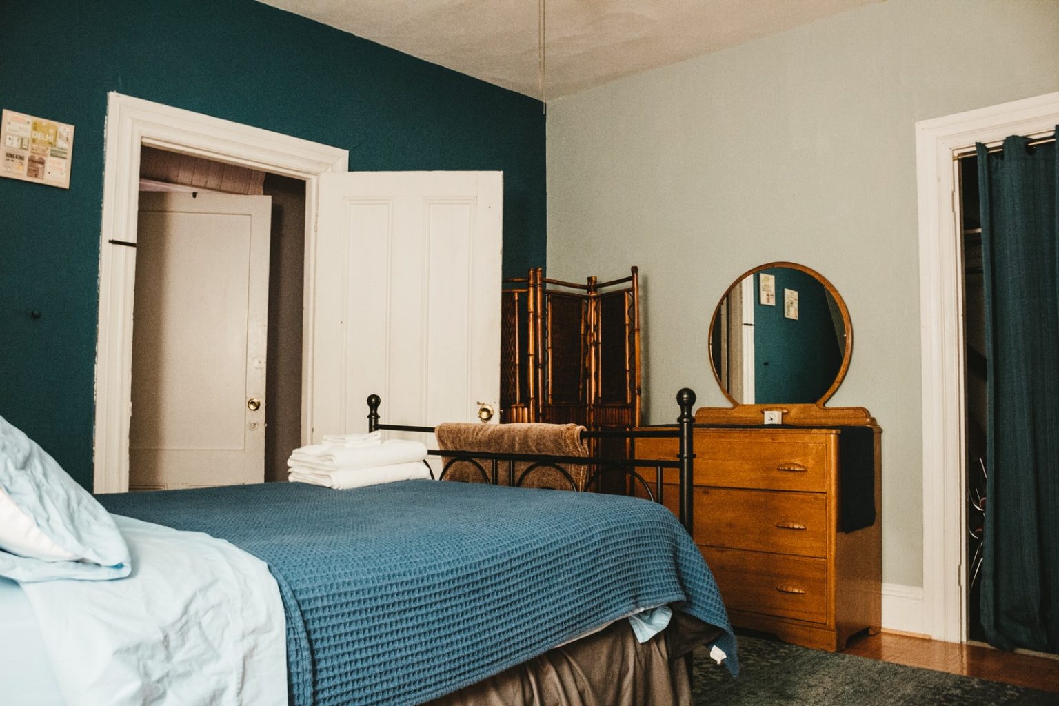 Bed Facing Door Superstition, Feng Shui & Tips Corala blanket