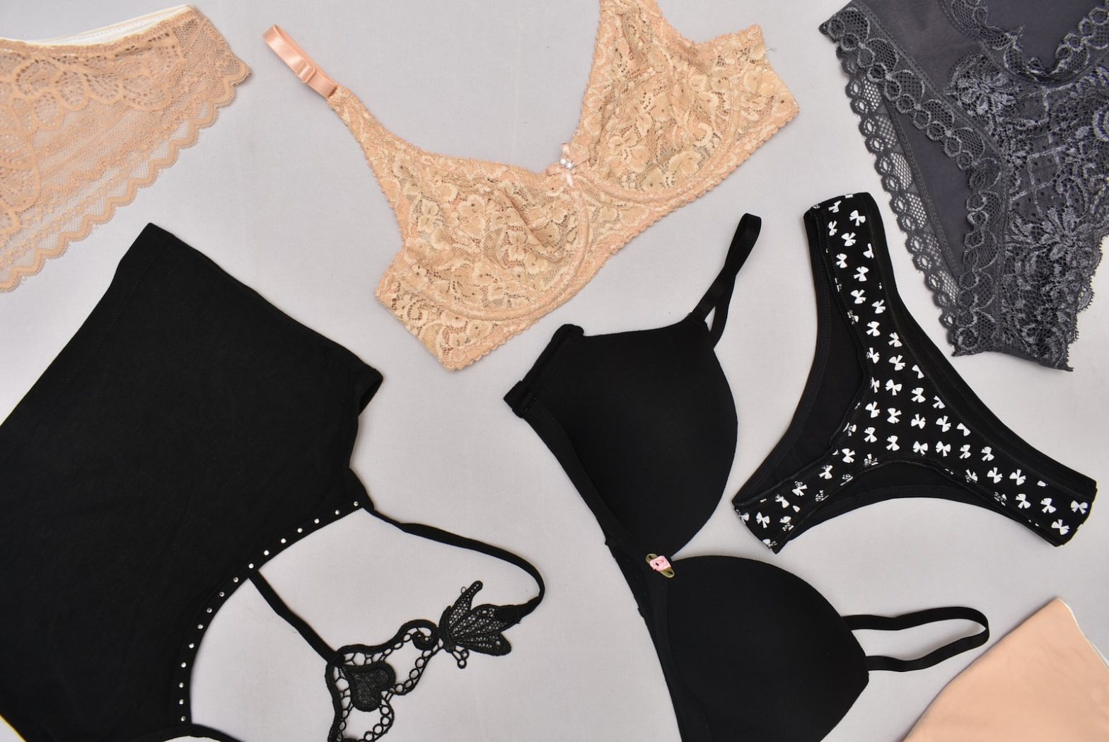 why should you take your bra off at night - assorted-colored bra panties, and sport bra