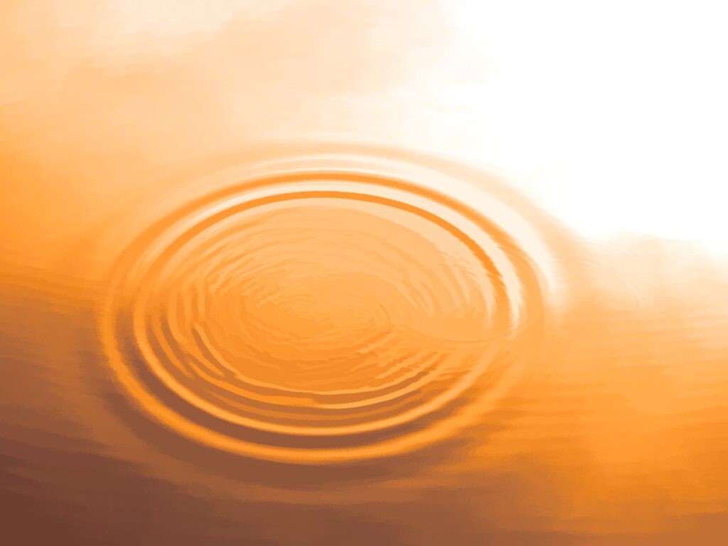 yoga nidra vs meditation. a picture of a circular object in the sky