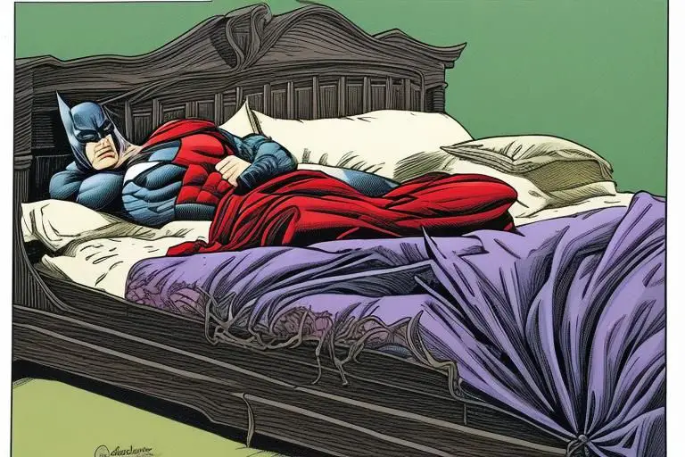 how-batman-sleeps