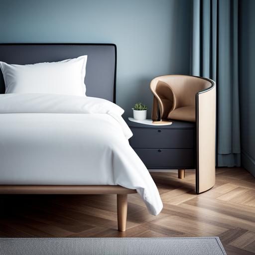 Sleeping Position For Breast Pain 2 An image showcasing a serene bedroom scene with a comfortable, elevated sleeping position. Depict a person lying on a soft, supportive pillow, with their upper body slightly elevated, highlighting the ideal position for relieving breast pain during sleep