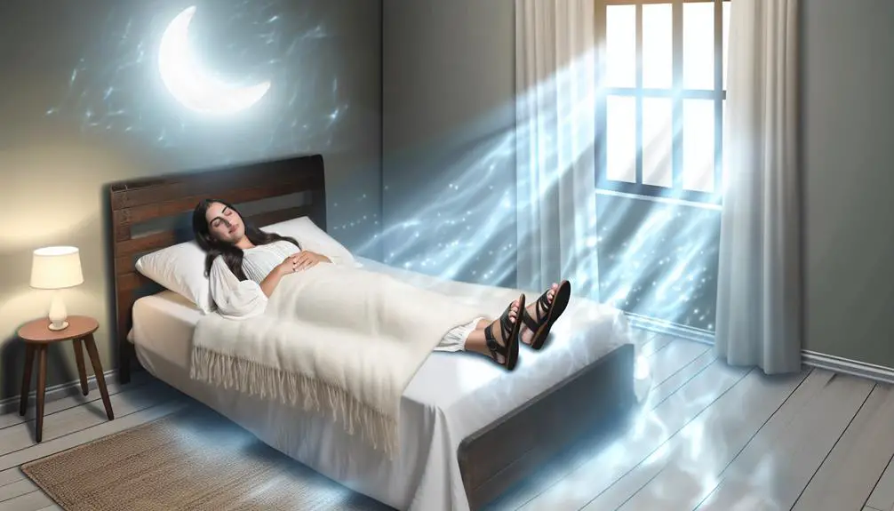 grounding sandals improve sleep