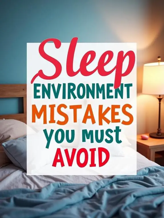 avoid sleep environment mistakes