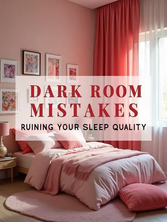 dark room sleep mistakes