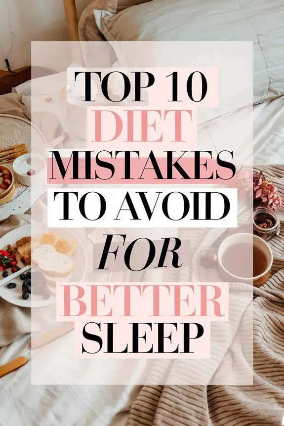 diet mistakes impacting sleep
