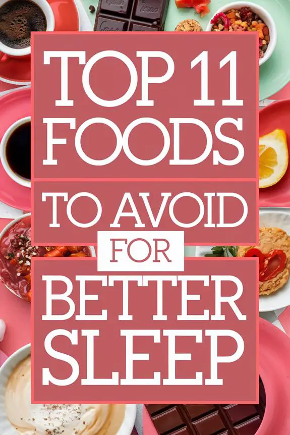 foods to avoid sleep