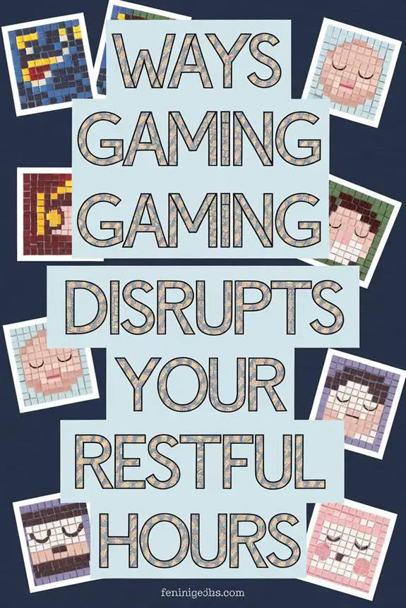 gaming disrupts sleep patterns