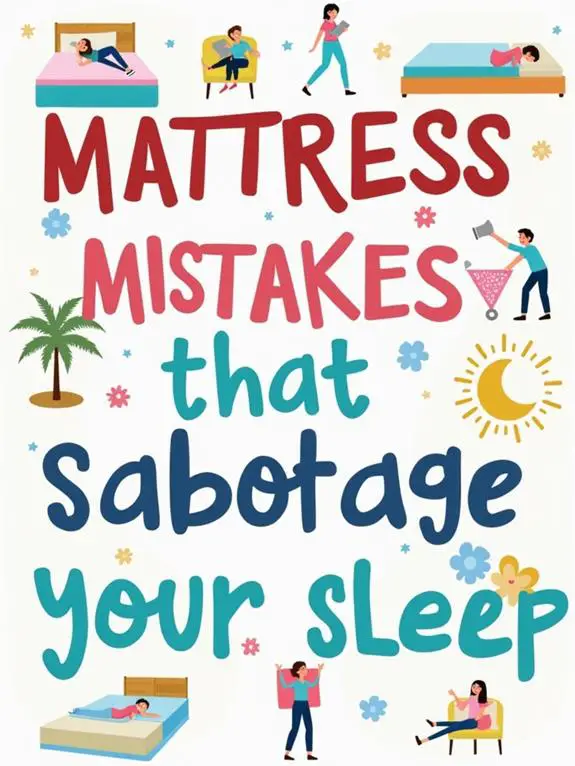 mattress mistakes disrupt sleep