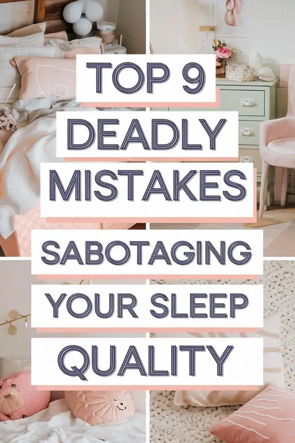 sleep quality sabotaging mistakes