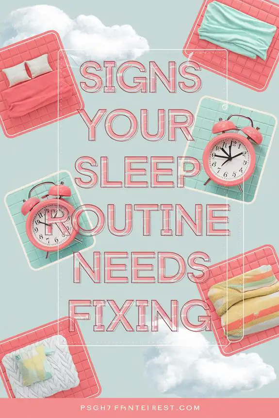sleep routine improvement signs