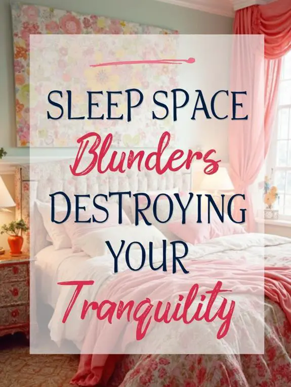 sleep space mistakes ruining serenity