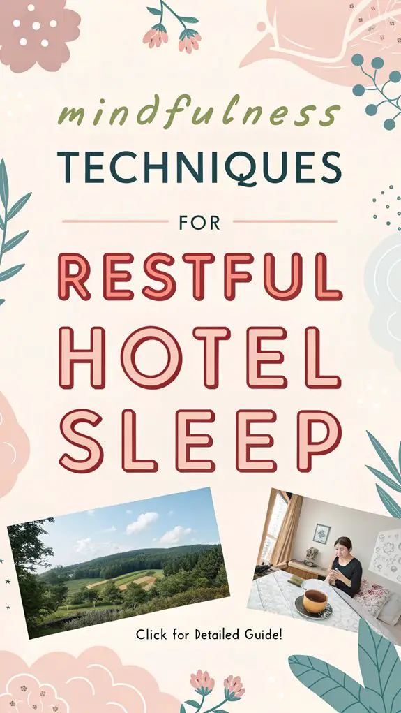 mindful sleep techniques hotel
