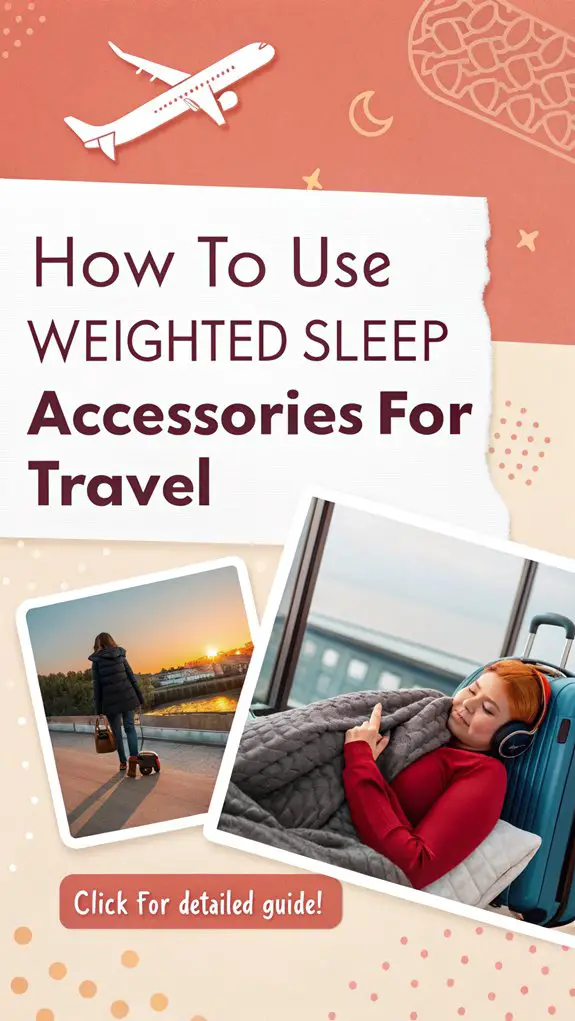 travel with weighted sleep aids