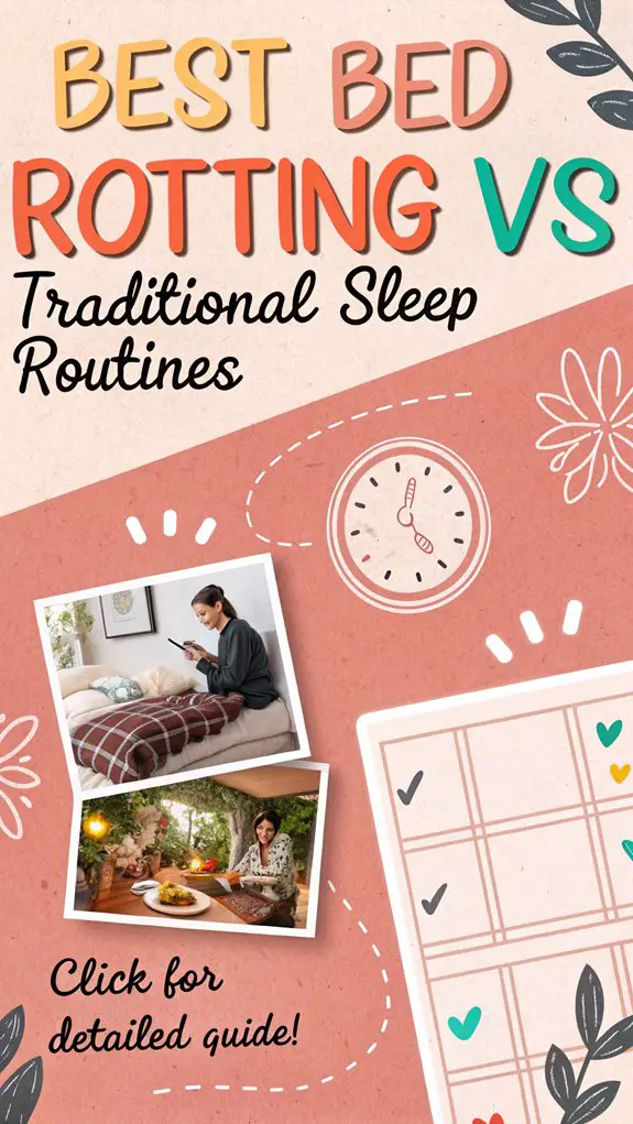 bed rotting vs traditional sleep