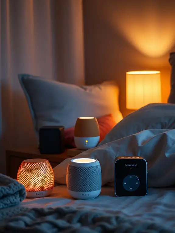 Brown Noise Devices for Better Sleep 5 device characteristics summary overview