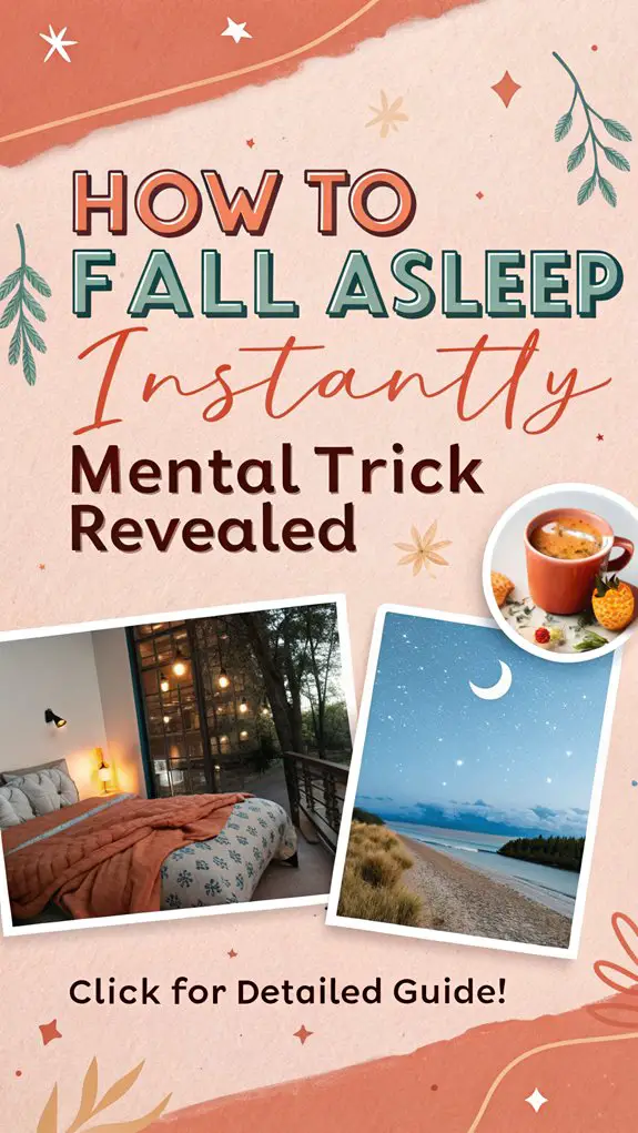 instant sleep mental technique
