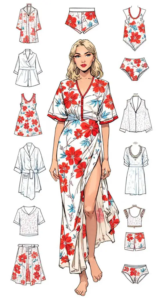 caribbean resort inspired loungewear ideas