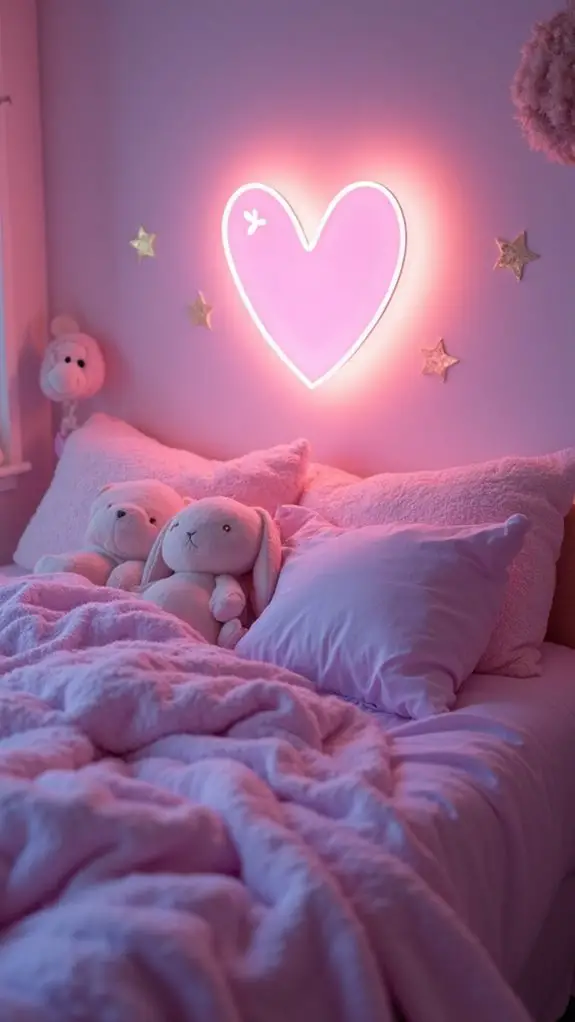 7 Dreamy Kawaii Bedroom & Sleepwear Style Pairings 4 dreamy neon sleepwear accents