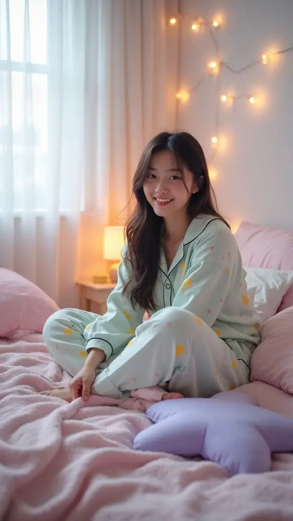 7 Dreamy Kawaii Bedroom & Sleepwear Style Pairings 14 kawaii star sleepwear magic