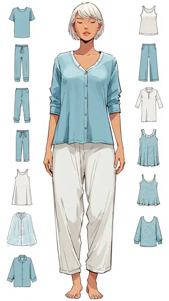 mid century sleepwear coordination tips