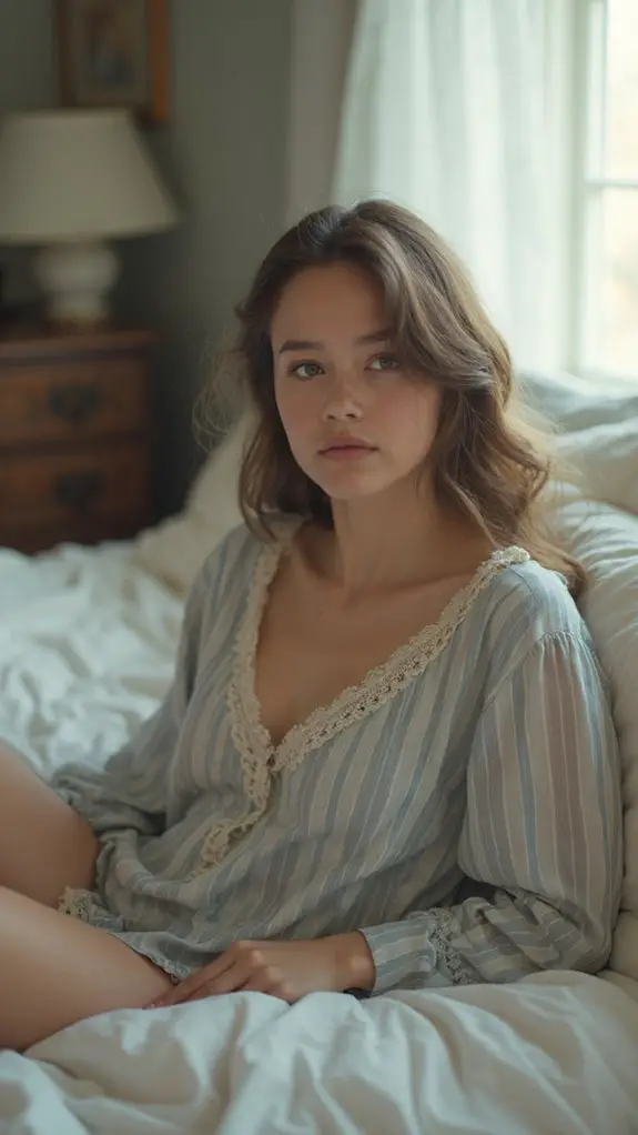 7 Classic Americana Bedroom-to-Sleepwear Style Ideas 10 vintage striped sleepwear charm