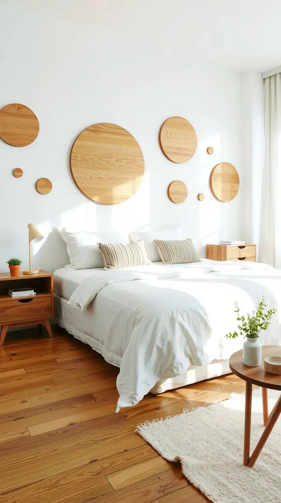 15 Timeless Round Wood Wall Art Patterns 7 artful tranquility through minimalism