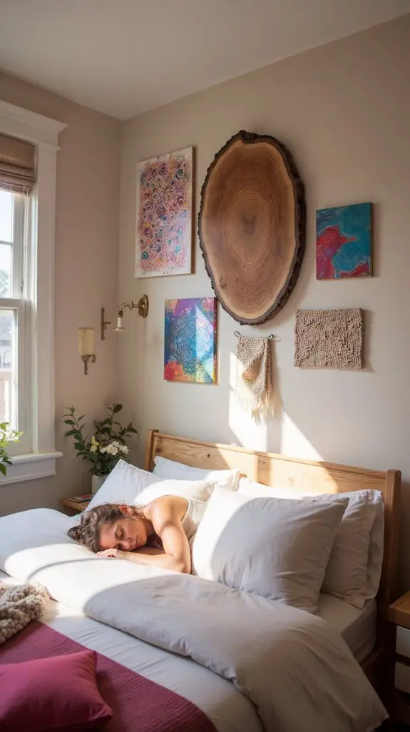 asymmetrical artistic wall decor