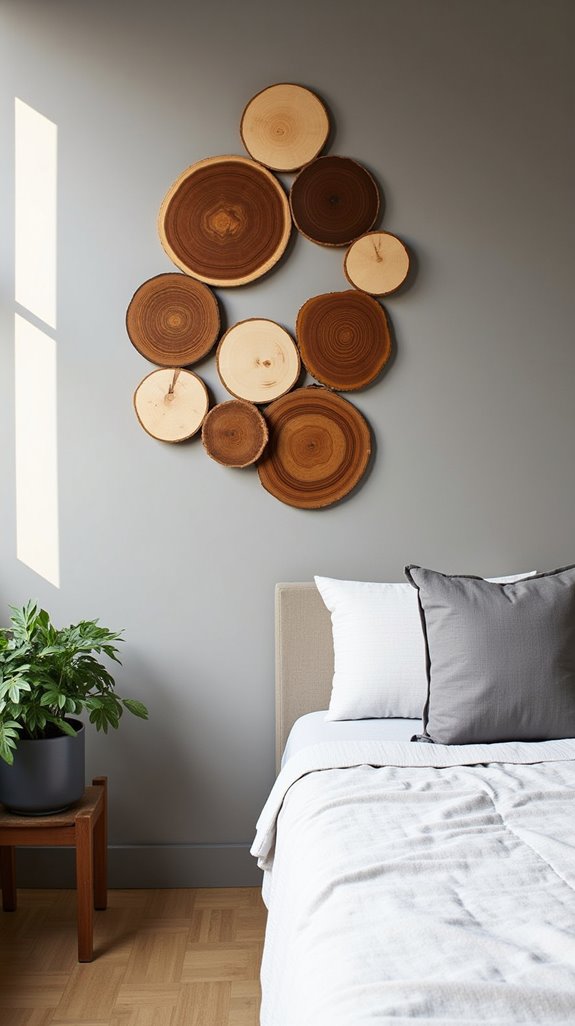 asymmetrical wood art beauty