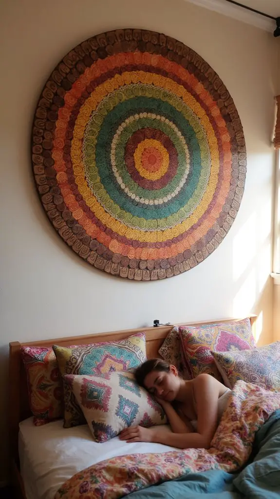 circular mandala wall art