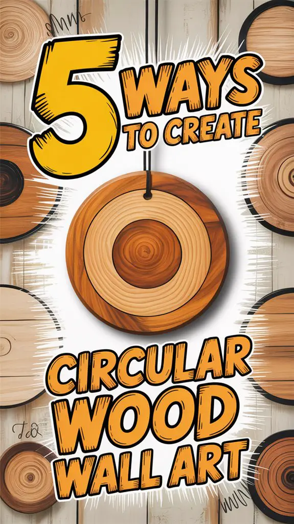 circular wood wall art