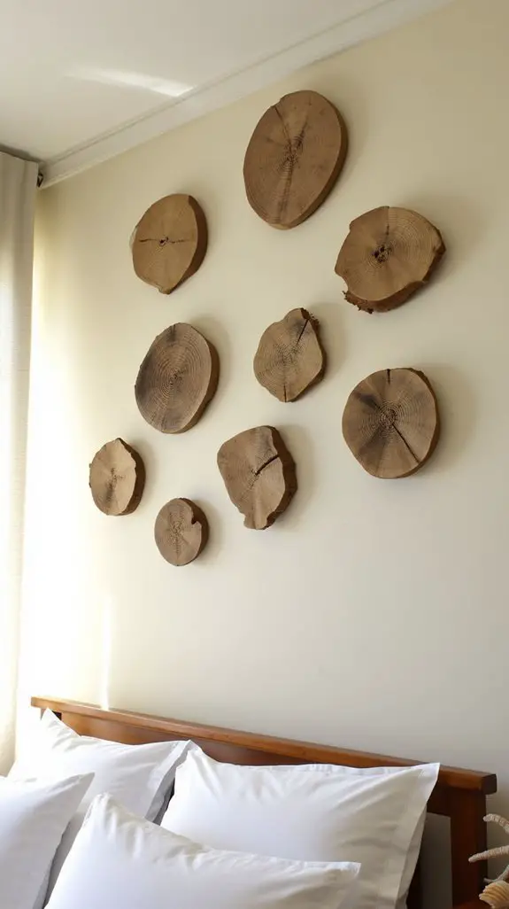 7 Best Circular Wood Wall Panels For Bedrooms 7 coastal driftwood decor inspiration