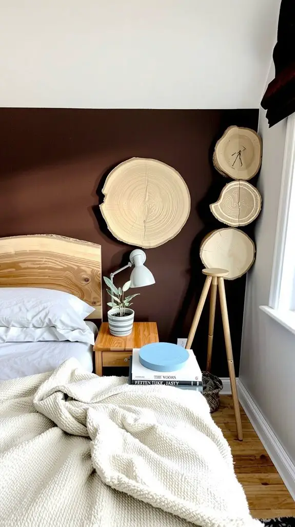 What Makes Tree Ring Art Beautifully Minimal? 6 creative wood slice decor