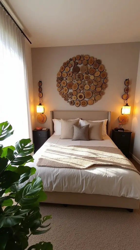 Why Wood Ring Wall Art Captivates Every Space 4 elevate bedroom with art