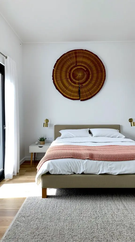 What Makes Tree Ring Art So Mesmerizingly Modern? 5 focal point enhances minimalist design