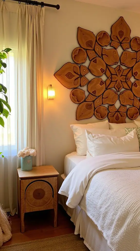 Why Symmetrical Wood Slices Transform Your Sleep Space? 5 functional and elegant decor