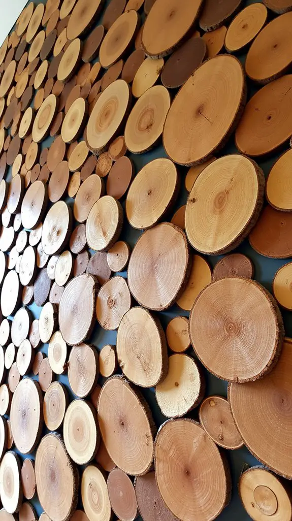14 Natural Wood Slice Patterns For Statement Walls 3 geometric symmetry in design