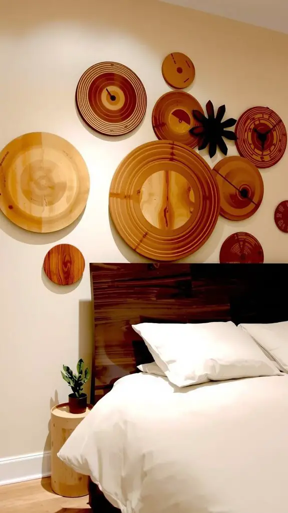 harmonious circular wall display