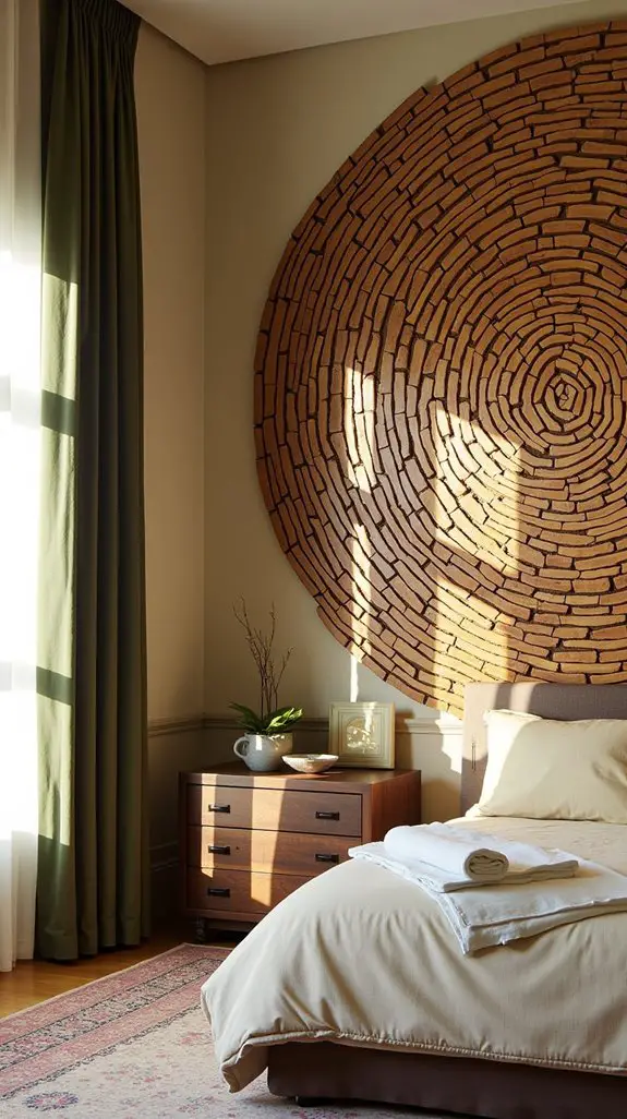 14 Natural Wood Slice Patterns For Statement Walls 10 inviting organic elliptical designs