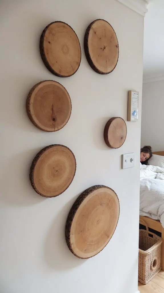 inviting spiral wooden decor