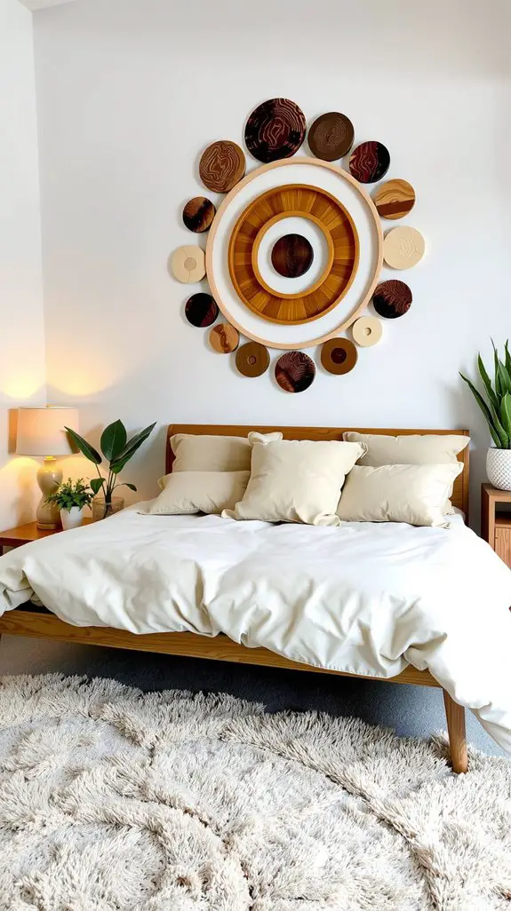 15 Timeless Round Wood Wall Art Patterns 5 layered texture design elegance