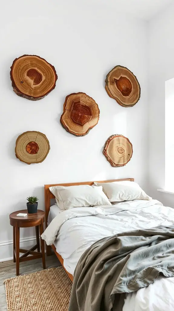 minimalism through wood slices