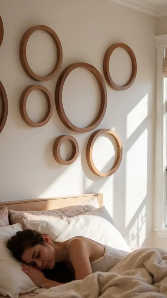 modern circular frame aesthetics