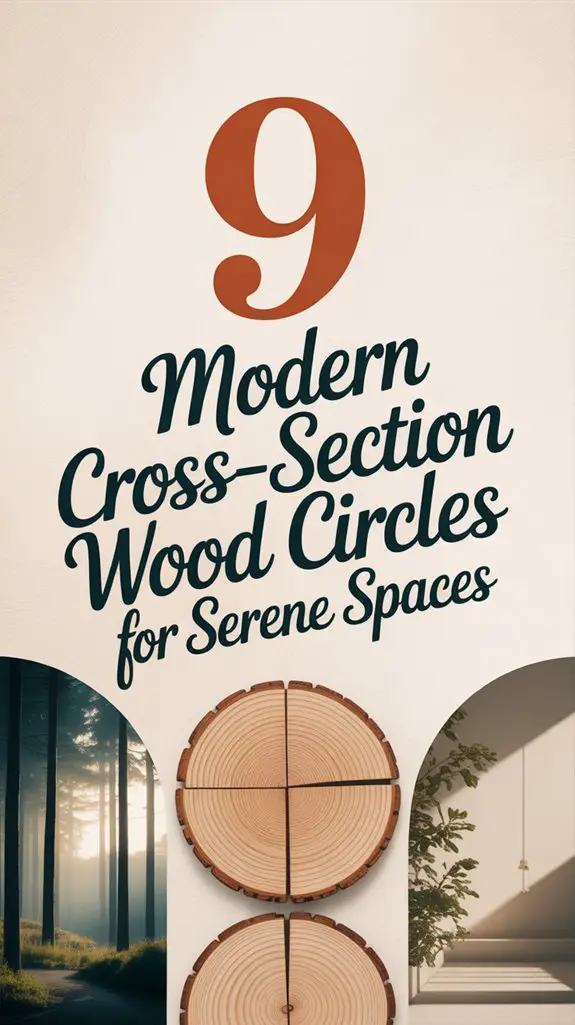 modern wood circle designs