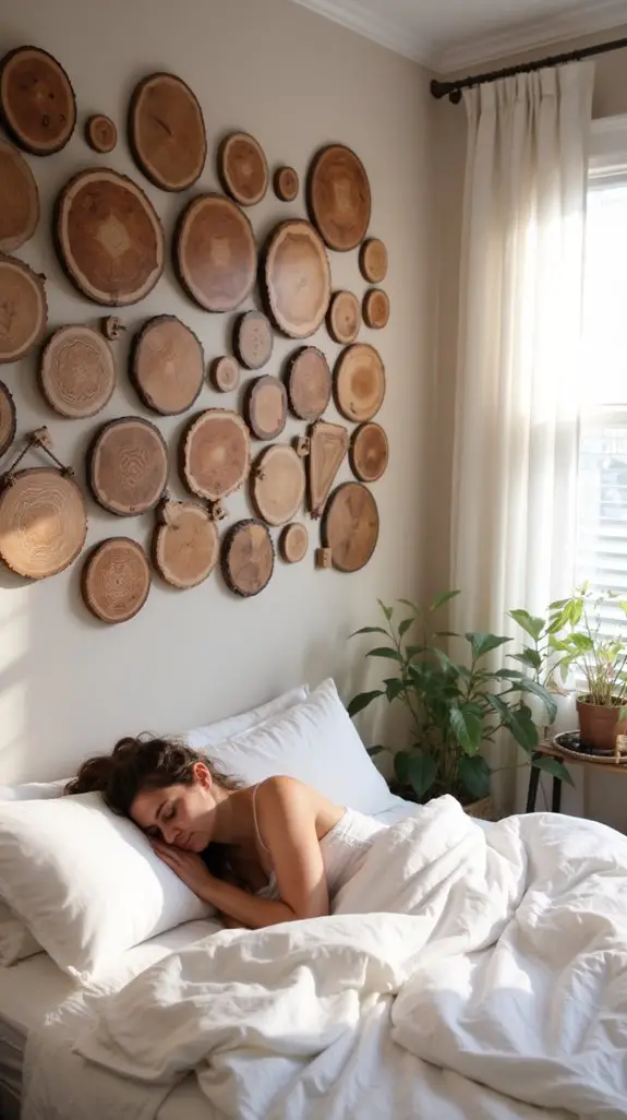 monochromatic wood slice arrangements