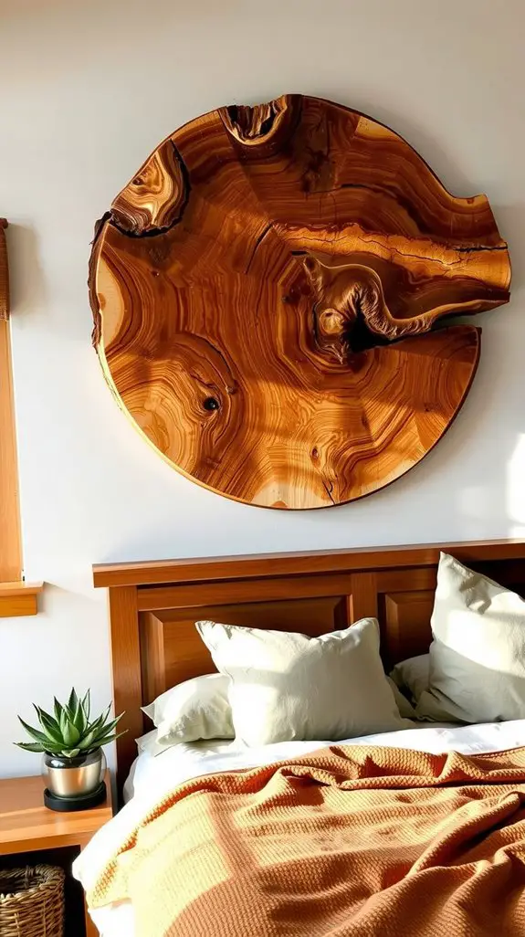 15 Timeless Round Wood Wall Art Patterns 10 natural rustic wood beauty