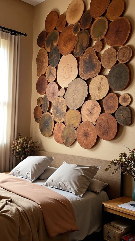 natural wood slice beauty
