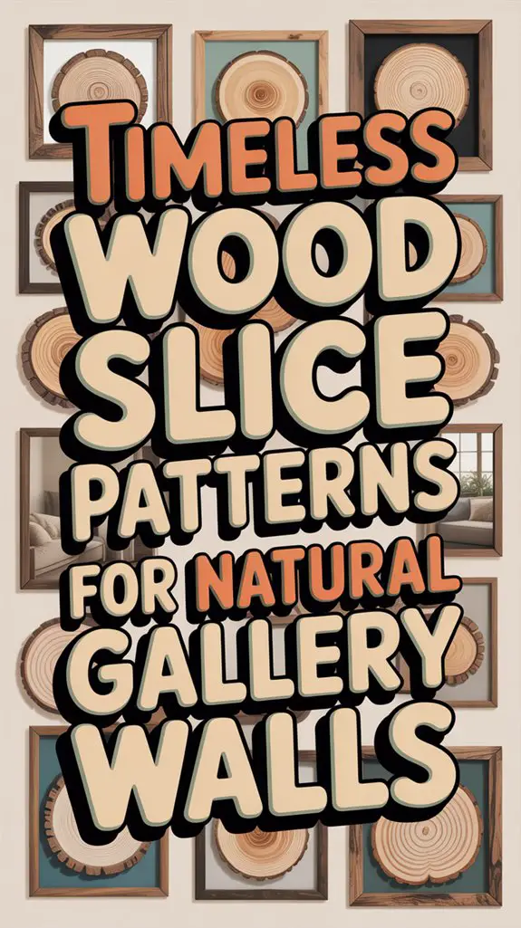 natural wood slice decor