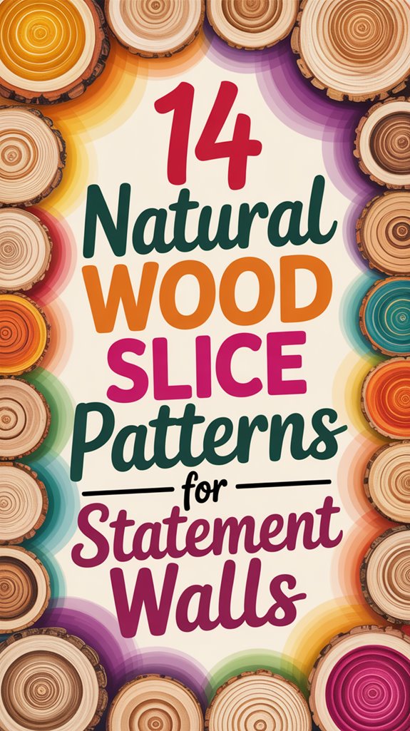natural wood slice decor