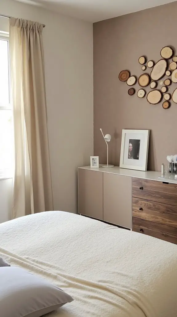 10 Natural Wood Slice Gallery Ideas For Walls 10 neutral tones create tranquility